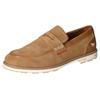 Slipper MUSTANG SHOES, Herren, Gr. 41, braun (hellbraun), Lederimitat, casual, Schuhe, Mokassin, Loafer, Sneaker mit weicher Innensohle