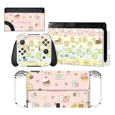 Sumikko Gurashi Nintendoswitch Haut Abdeckung Aufkleber Aufkleber für Nintendo Schalter OLED Konsole Image