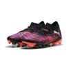 Fußballschuh PUMA "FUTURE 8 MATCH FG/AG WN'S", Gr. 42, puma schwarz, puma weiß, glowing rot, Synthetik, sportlich, Schuhe, für Rasenplätze