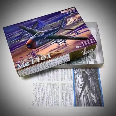 Dragon 5013 GOLDEN WINGS SERIES Messerschmitt Me1101 Modellbausatz im Maßstab 1:72 Image