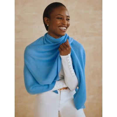 J.McLaughlin Women's Ruth Cashmere Wrap Cornflower