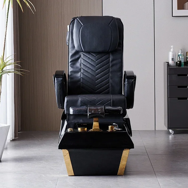 2026 Elektrischer Liegestuhl für Nagelstudios mit Massage, Maniküre und Fußpflege, Professioneller Pedikürestuhl Image