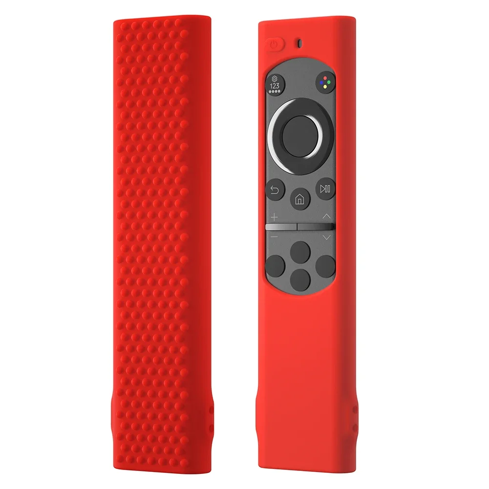 Silikonhülle Fernbedienungshülle Anti-Fall stoßfeste TV-Fernbedienungshülle mit Trageband für Samsung BN59-01385A 01358B 01388A 01391A Image