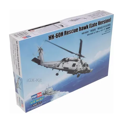 HobbyBoss 87233 HH60 HH-60H Rettungsfalke im Maßstab 1:72 Spätschrauber Hobby Bastelspielzeug Image