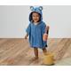 Tchibo - Kinder-Frottierponcho - Herren - Gr. 98/104 - dunkelblau