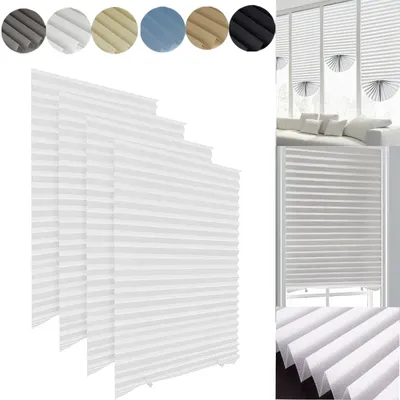 Plissee Rollos Vlies Shades Vorhang Hohe Schattierung Blackout Vorhang Schlafzimmer Wohnzimmer Badezimmer Dekor Blackout Blind