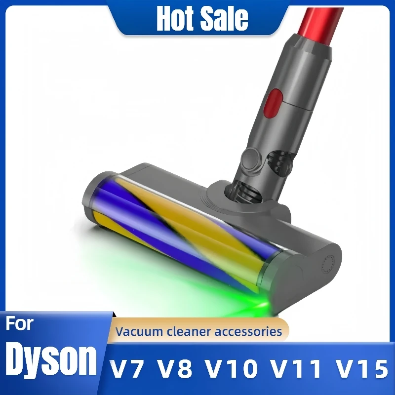 Der weiche Rollenreinigungskopf ist für Dyson V7V8V10V11V15 Staubsauger geeignet, der den versteckten Staub und den Schmutz beleuchtet werden. Image