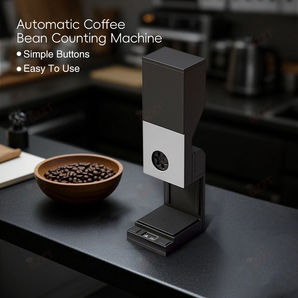 GZZT SDJ Automatische Kaffeebohnen-Zählmaschine, Kaffee-Werkzeugspender für Single-Origin Kaffeebohnen, Espresso-Verpackungsmaschine Image
