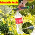 Pompa ad Aria ad Alta Pressione Nebulizzatore Manuale Testa Spray Regolabile per Bottiglia d'Acqua Strumento di Irrigazione per Giardino Strumenti Agricoli Nebulizzatore Manuale Testa Spray Regolabile