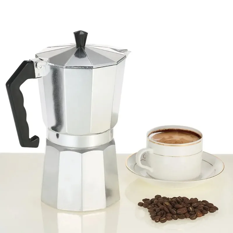 Cafetière électrique en aluminium, percolateur expresso, cuisinière à moka, cuisinière à la mode, 1 tasse, 50ml
