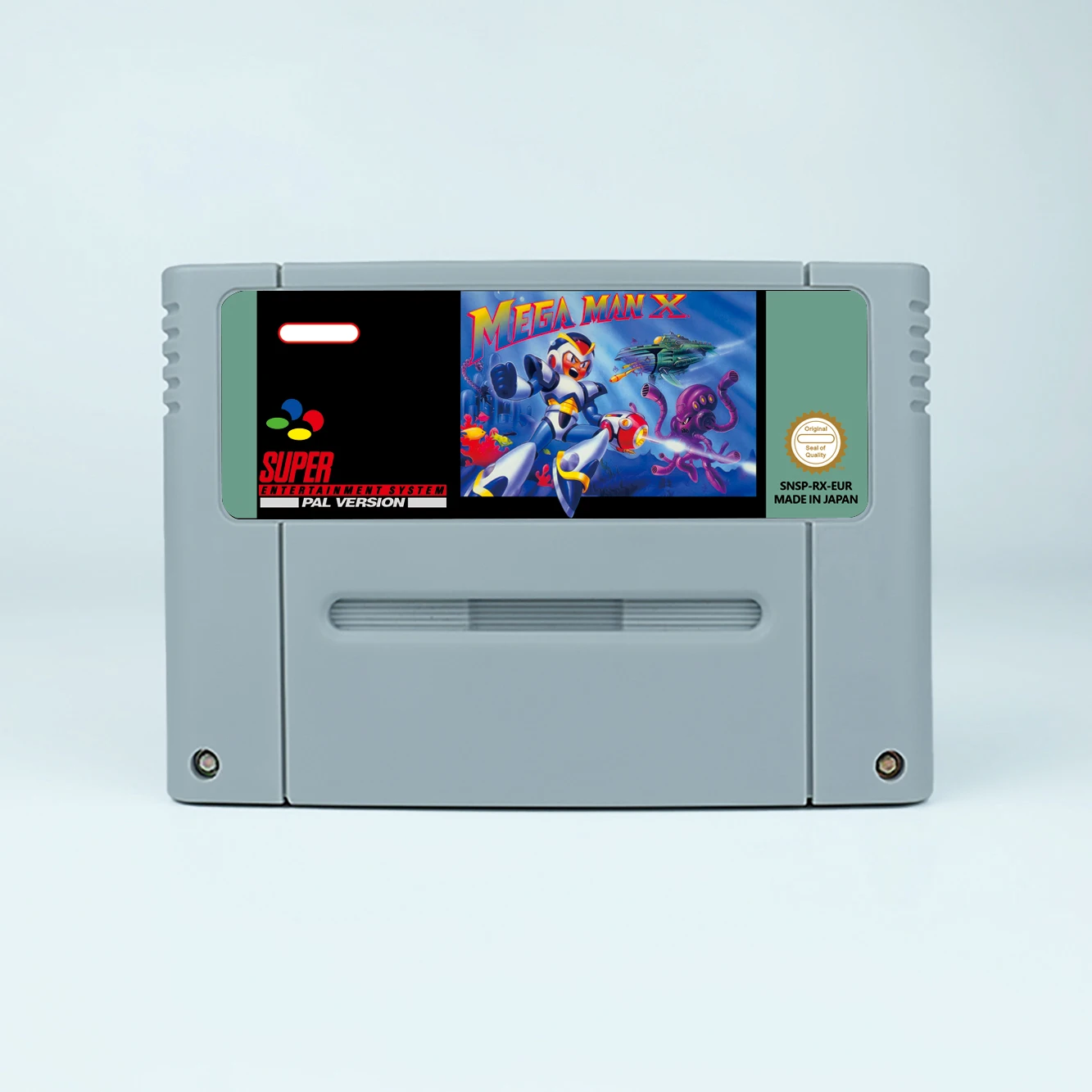 Jeu d'action Mega Man X pour carte de jeu SNES 16 bits pour Console de jeu vidéo SNES Version EUR PAL pour Nintendo