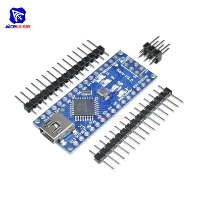 Weldless Nano V3.0 Mini USB ATmega328 5V 16M Microcontroller Board Module for Arduino Mini USB Nano