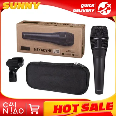 NXN8/S cardioid Dynamic Vocal Microphone for professional live vocal performance with mic clip and