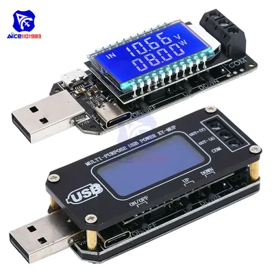 diymore DC-DC USB Step UP/Down Power Supply Module 3.5V-12V to 1.0V-24V Adjustable Boost Buck