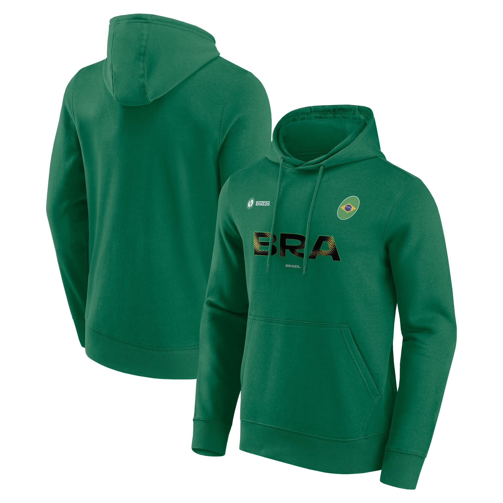 Rugby-WM 2025-Fanhoodie für Damen – Brasilien Image