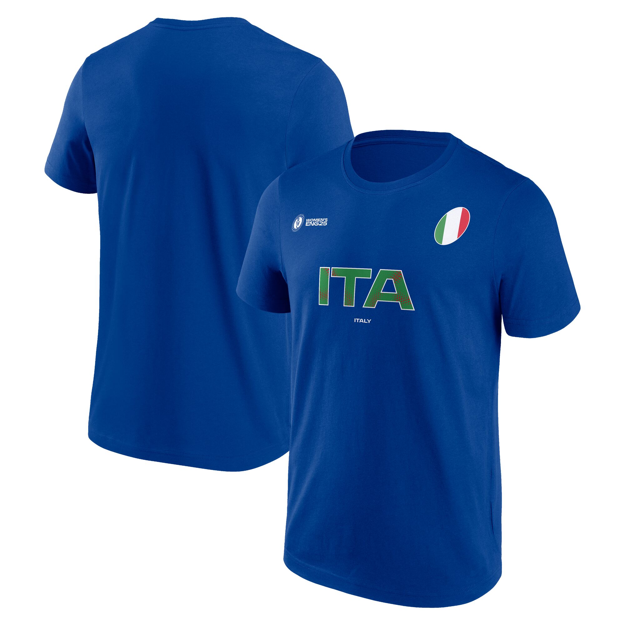 Fan-T-Shirt mit Rugby-Weltmeisterschaft ENG25-Grafik – Italien Image