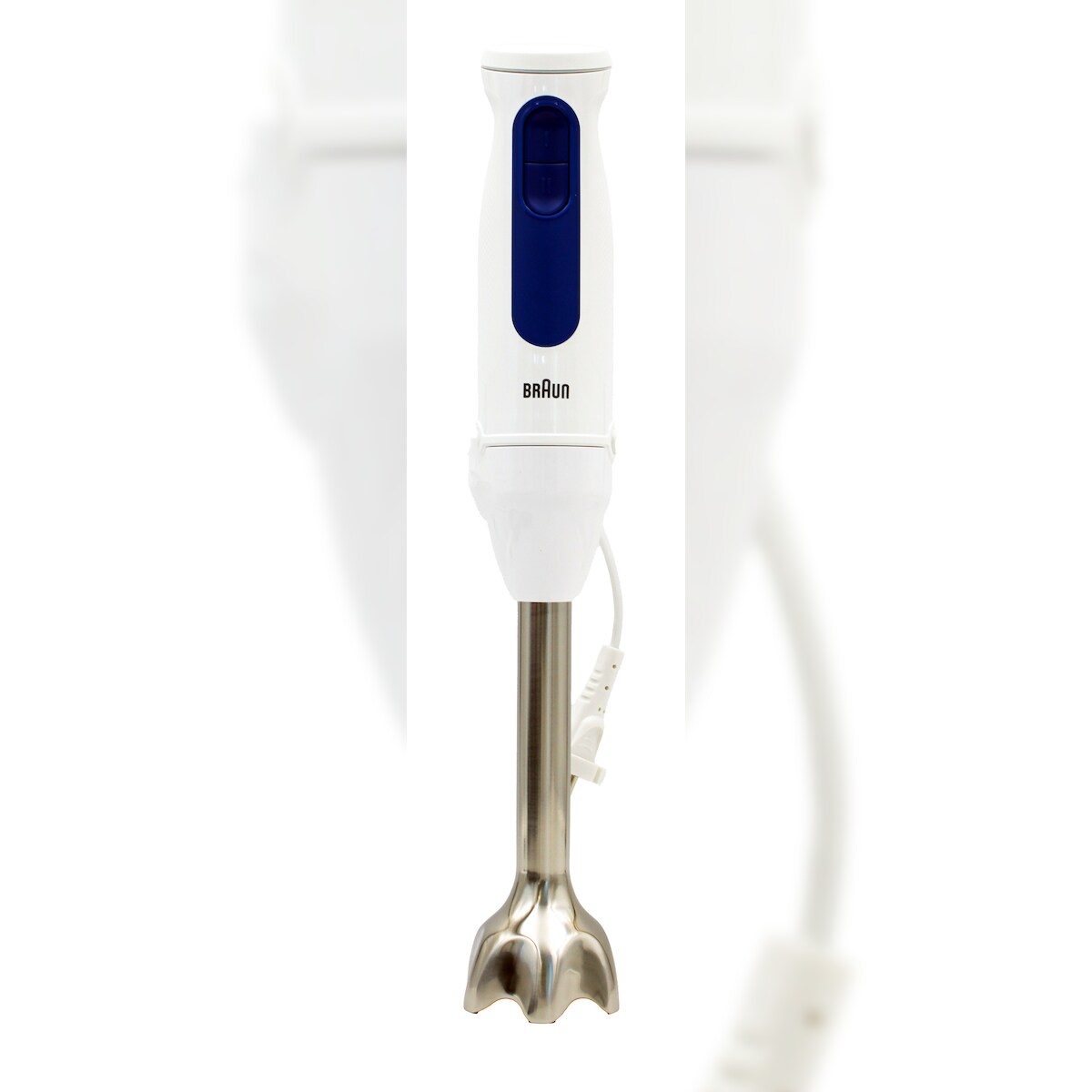 Braun MQ30001MWH MultiQuick 3 Stabmixer weiß/blau 900 Watt Image