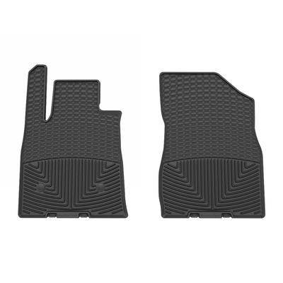 Weathertech Floor Mats Made of Rubberized Thermoplastic Elastomer Black Molded Liner All-weather Series, Front, W682
