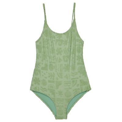 Roxy - Girl's Beach Check One Piece - Badeanzug Gr 6 Years grün Image