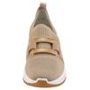Slip-On Sneaker ARA "NEW YORK", Damen, Gr. 4,5 (37,5), gold (sand, goldfarben), Textil, Veloursleder, casual, Schuhe, Freizeitschuh, Keilsneaker, Komfortschuh in Weite H (= sehr weit