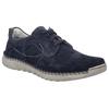 Schnürschuh JOSEF SEIBEL "Wilson 04", Herren, Gr. 41, blau (indigo), Veloursleder, Textil, klassisch, Schuhe, Bequemschuh, Freizeitschuh, Sneaker mit Wechselfußbett