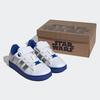 Sneaker ADIDAS SPORTSWEAR "ADIDAS X STAR WARS GRAND COURT 2.0", Gr. 34, cloud weiß, silber metallic, royal blau, sportlich, Schuhe, Design auf den Spuren des adidas Superstar