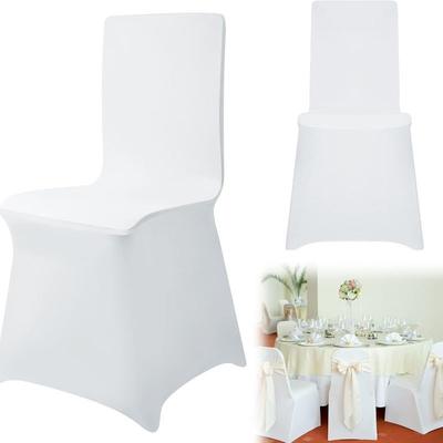 TEMU Chair Cover Sets White Universal Chair Covers Chair Covers Stretchy Chair Covers Chair Covers For Party Wedding And Celebration Decorations Image