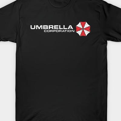TEMU Umbrella Corp Resident T Shirt Mens Harajuku Graphic Print T-shirt Image