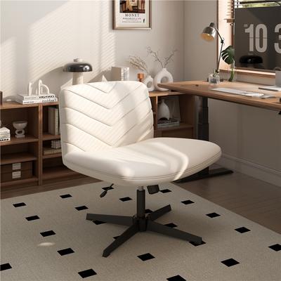 TEMU Costoffs 360° Rotatable Height Adjustable Office Chair Armchair Desk Chair With Medium Backrest And Wide Seat Cushion Image