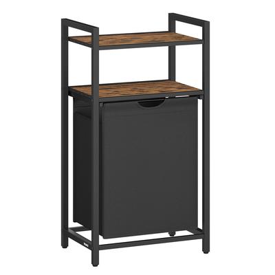 TEMU Laundry Basket, Laundry Collector With 2 Compartments, Extendable And Removable Laundry Bag, 65 , For Bathroom, Laundry Room Image