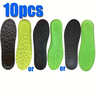 TEMU 5 Pairs Of Soft, Elastic, And Breathable Insoles - Lightweight, Comfortable, And Non-tiring Feet For Sports Shoes And Casual Wear, , 5 Pairs Of Insole