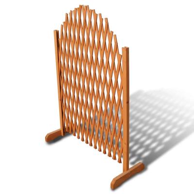 TEMU Trellis Fence Solid Wood 180x100cm Garden Fence For Terrace Backyard Outdoor Decoration Fence Image