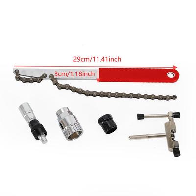 TEMU Bike Repairing Tool Set Bicycle Repair Tool Set Bicycle Cassette Puller Bike Bicycle Repair Repair Tool Image