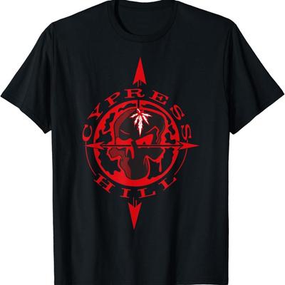 TEMU - Skull And Compass T-shirt Image
