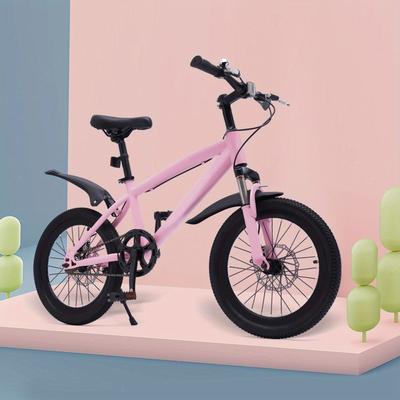 TEMU 18 Inch Bike, Carbon , With Mudguards, Reflective Light, Adjustable Seat Image
