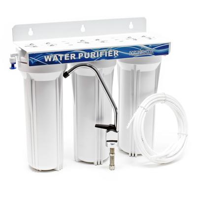 TEMU Nw-pr303 3-stage Water Filter, 5 Μ, Ø60 Mm Pp Cartridge, Filter Wall Bracket, Filter Wrench, Sediment Filter Activated Activated Carbon , 2.5 M Hose Image