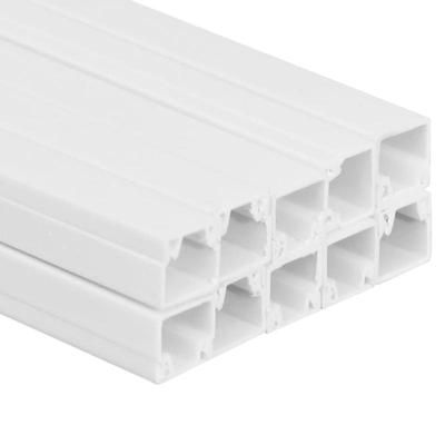 TEMU Installation Pipes 30x20 Mm 10 M Pvc. Installation Pipes Cable Pipe For Cables, Cable Pipe Empty Pipe Rod Pipe Cable Strip Cable Channel Installation Channel, Screwable Cable Duct Image