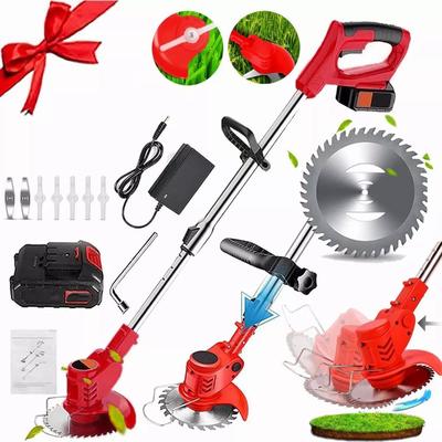 TEMU 1set Multifunctional Lawn Mower With 3 Blades, Tool Set For Cordless Portable Lawn Trimmer Image