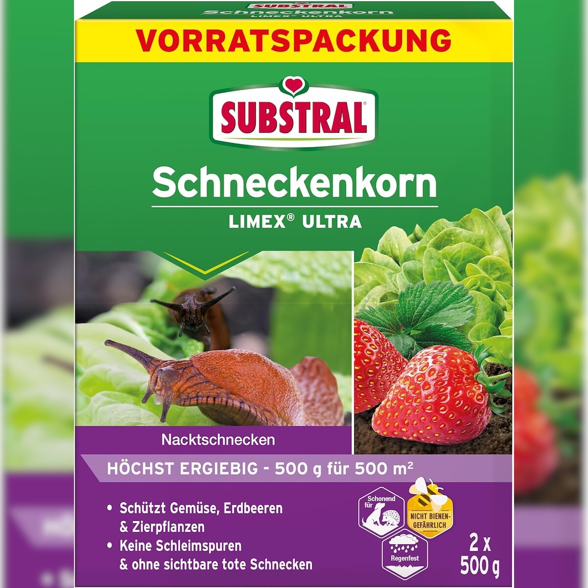 Substral Schneckenkorn Limex Ultra 2 x 500g / 2 x 500qm Image