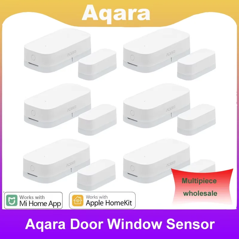Aqara Tür Fenster Sensor Zigbee Drahtlose Verbindung Smart Mini Tür Sensor Arbeit Mit APP HomeKit Mi Hause Für Xiaomi Smart Home Image