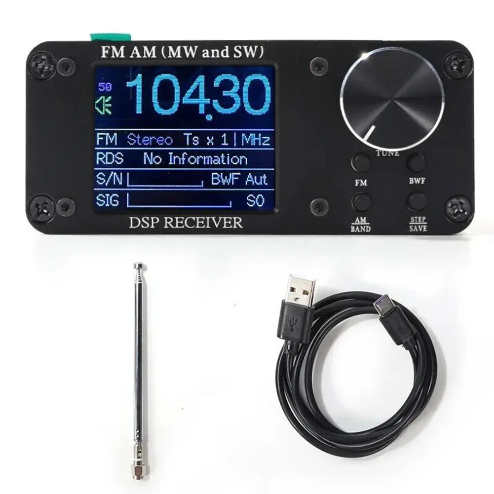 Si4732 ATS-80 Tragbares Kurzwellenradio FM/AM (SW) für DSP-Radio + Batterie Tragbares Kurzwellenradio Signalempfängerradio