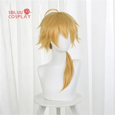 SBluuCosplay Genshin Impact Cosplay Thoma Cosplay Perücke Image