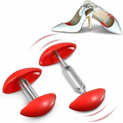 Stück verstellbare Schuhspanner – Schuhexpander für Damen und Herren (rot, 7–12 cm) Image