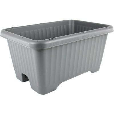 Iris Ohyama - Air Gemüsetopf 530 Air Gemüsetopf mit Wasserablaufsystem für die Gartenarbeit, grau Image
