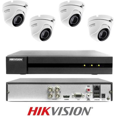 Cloud dvr videoüberwachungskit 4 kanäle 4 kameras 4MP 4MPX - Hikvision Image