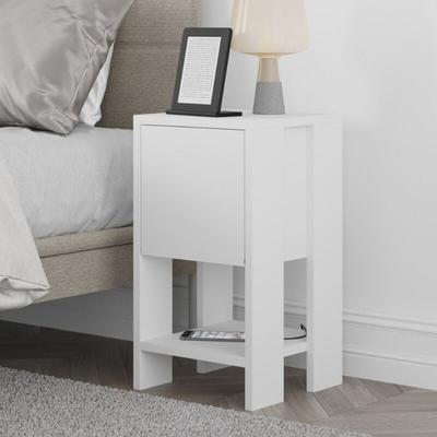Weißes Flurmöbel mit Stauraum und Garderobe inga Image