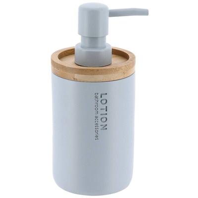 Seifenspender polyresin 280 ml - hellblau bambus Tendance Image