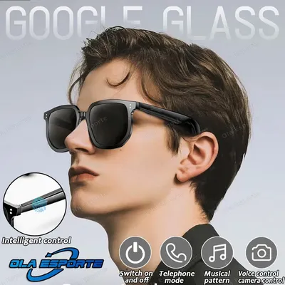 Für Xiaomi Smart Übersetzung Gläser Wireless 5,3 Bluetooth Gläser Mikrofon Kopfhörer Gläser Anti-Uv Image