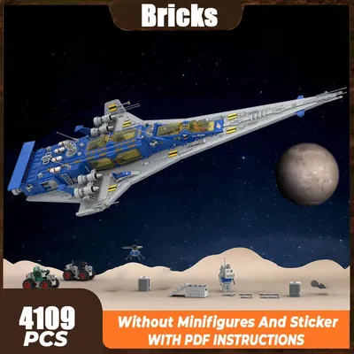 Moc Bausteine Military Space Explorer Technologie Modulare Bausteine Geschenk Spielzeug DIY Set Montage (10497 Erweiterung) Image