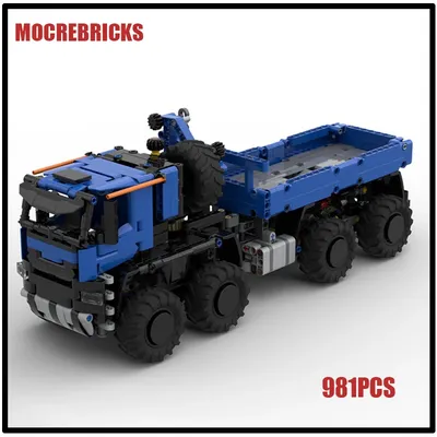 Stadt technik Auto Serie Kamaz Arctic Truck Moc Bausteine montieren Modell Technologie Ziegel Image